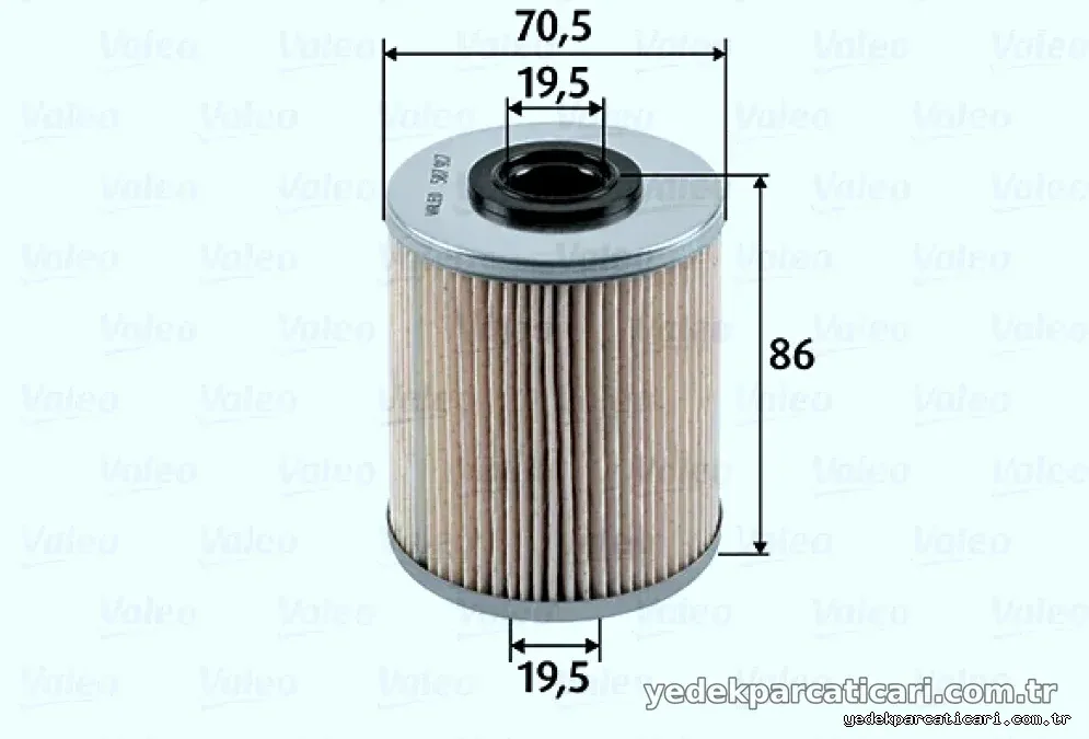 YAKIT FILTRESI (MAZOT) RENAULT TRAFIC II 1.9 DCI 100 - Valeo - VALEO 587917