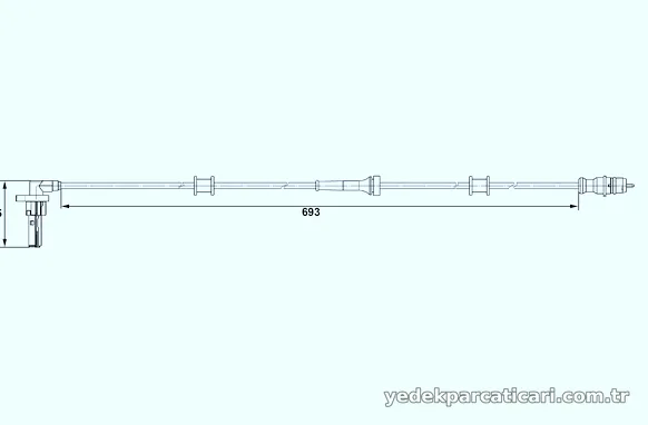 BOSCH 0265007534 Abs Sensörü - BOSCH - 0265007534