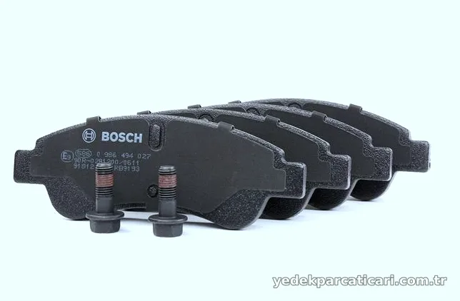 BOSCH 0986494027 | Citroen C3 Ön Fren Balata Takımı Berlingo 206 207 208 301 307 C3 C4 Partner Jumper - BOSCH - BOS.0986