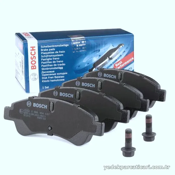 BOSCH 0986494027 | Peugeot 307 Ön Fren Balata Takımı Berlingo 206 207 208 301 C3 C4 Partner Jumper - BOSCH - BOS.0986494