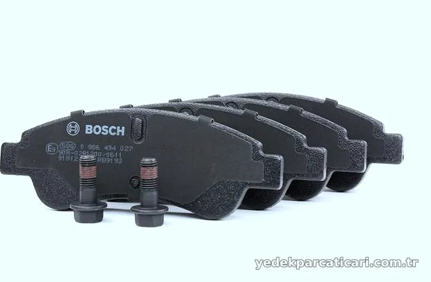 BOSCH 0986494027 | Peugeot 307 Ön Fren Balata Takımı Berlingo 206 207 208 301 C3 C4 Partner Jumper - BOSCH - BOS.0986494