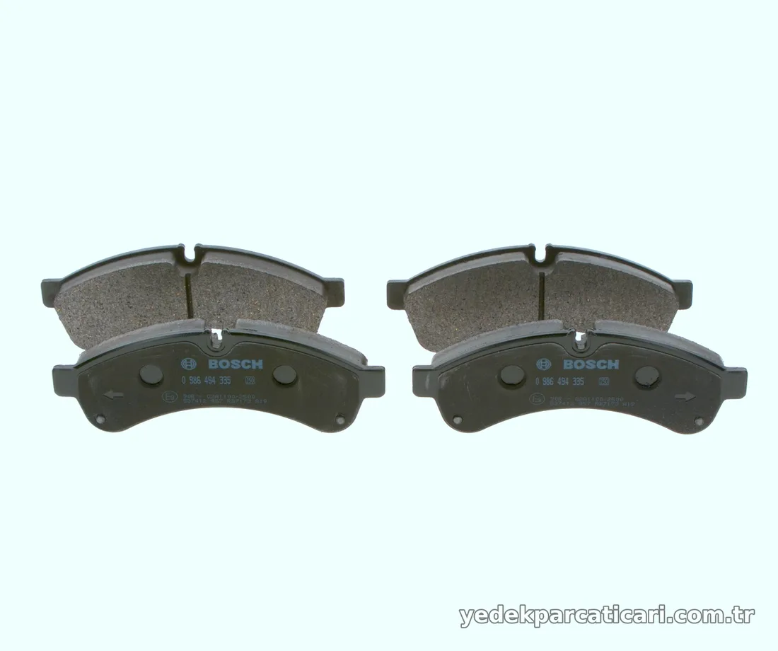 BOSCH 0986494335 Fren Disk Balata - BOSCH - 0986494335