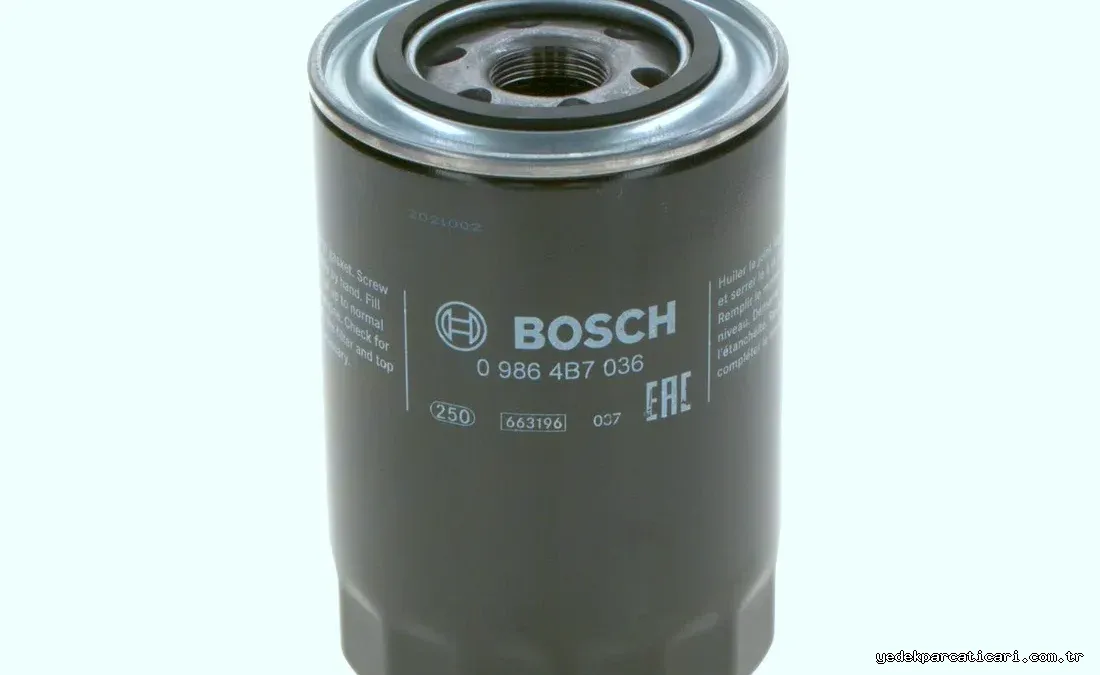 BOSCH 09864B7036 Yağ Filtresi - BOSCH - 09864B7036