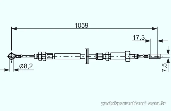 BOSCH 1987477114 El Fren Teli - BOSCH - 1987477114