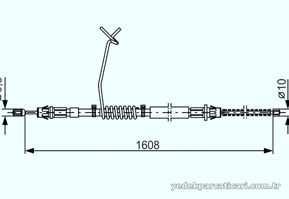 BOSCH 1987477180 El Fren Teli - BOSCH - 1987477180