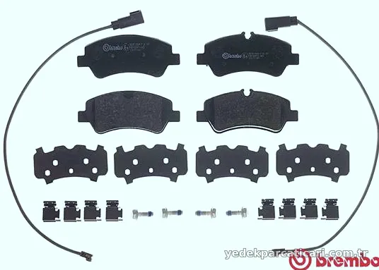 BREMBO P24187 Fren Disk Balata - BREMBO - P24187
