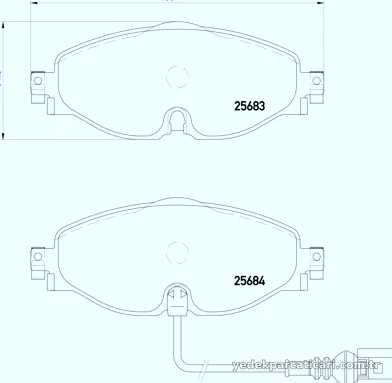BREMBO P85126 Fren Disk Balata - BREMBO - P85126