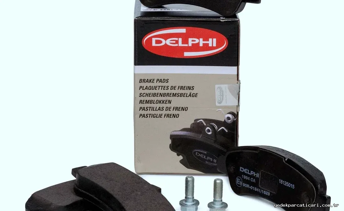 DELPHI LP1727 | Ön Fren Balata Takımı Peugeot 2008/Partner/207/208/307/301/206; Citroen C4/C-Elysee/Berlingo/C3/Cactus/A