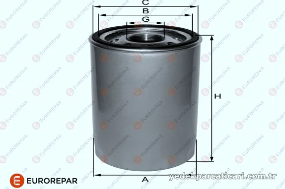 EUROREPAR 1682271180 Yağ Filtresi - EUROREPAR - 1682271180
