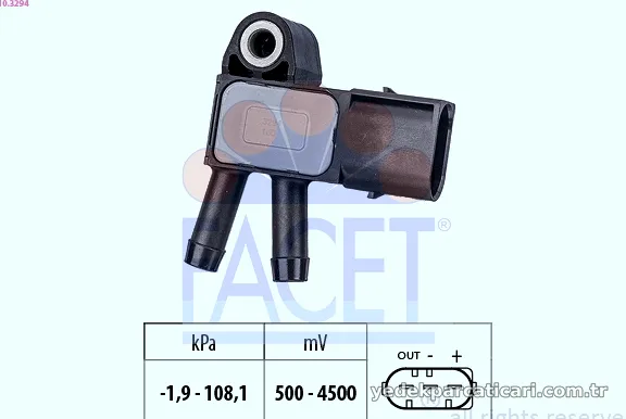FACET 103294 MAP Sensörü - FACET - 103294