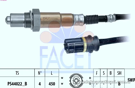 FACET 108285 Oksijen (Lambda) Sensörü - FACET - 108285