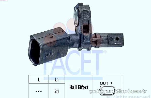 FACET 210011 Abs Sensörü - FACET - 210011