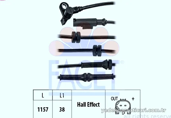 FACET 210201 Abs Sensörü - FACET - 210201