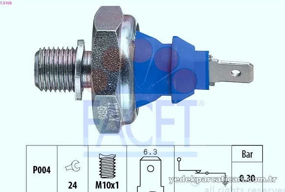 FACET 70108 Yağ Müşürü