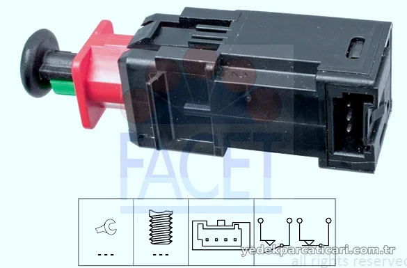 FACET 71208 Fren Müşürü - FACET - 71208