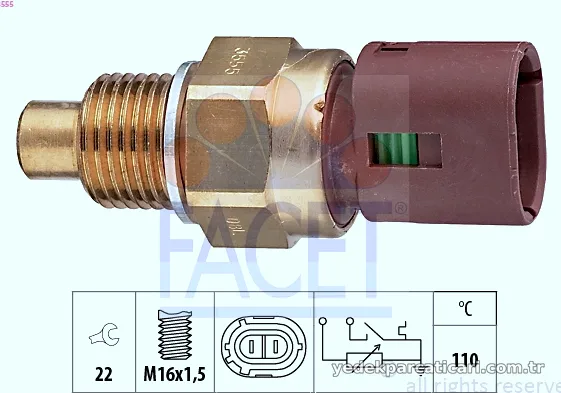 FACET 73555 Fan Müşürü - FACET - 73555