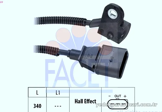 FACET 90423 Eksantrik Devir Sensörü - FACET - 90423