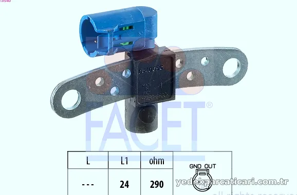 FACET 90540 Eksantrik Devir Sensörü - FACET - 90540