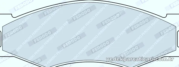 FERODO FDB340 Fren Disk Balata - FERODO - FDB340
