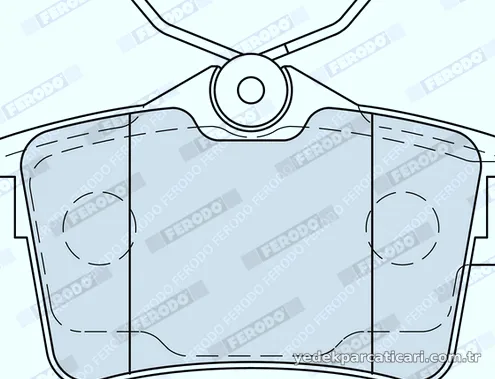 FERODO FDB4250 Fren Disk Balata - FERODO - FDB4250
