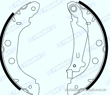 FERODO FSB577 Fren Pabuçlu Balata - FERODO - FSB577