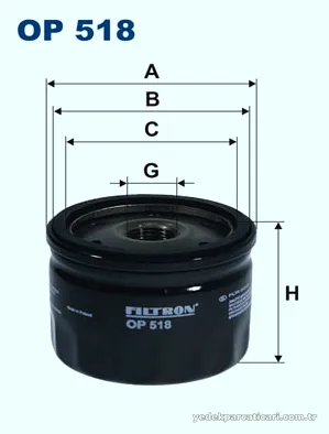 FILTRON OP518 Yağ Filtresi - FILTRON - OP518