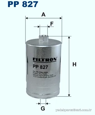 FILTRON PP827 Yakıt Filtresi - FILTRON - PP827