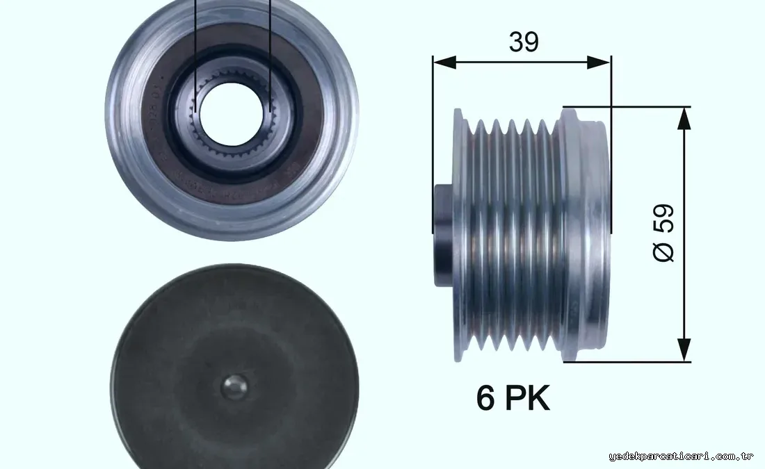 GATES OAP7113 Alternatör Kasnağı - GATES - OAP7113