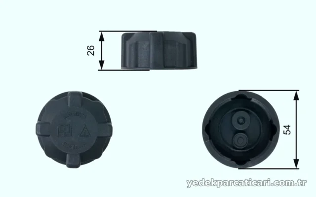 GATES RC202 Radyatör Yedek Su Depo Kapağı