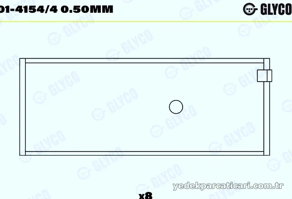 GLYCO 0141544050MM Kol Yatak - GLYCO - 0141544050MM