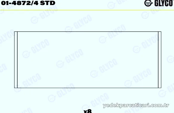 GLYCO 0148724STD Kol Yatak - GLYCO - 0148724STD