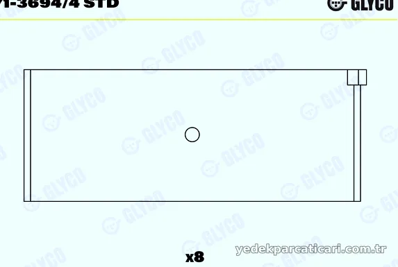 GLYCO 7136944STD Kol Yatak - GLYCO - 7136944STD
