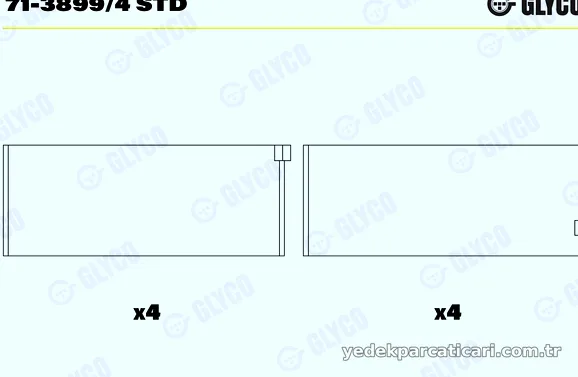 GLYCO 7138994STD Kol Yatak - GLYCO - 7138994STD