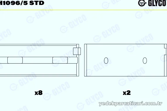 GLYCO H10965STD Ana Yatak - GLYCO - H10965STD