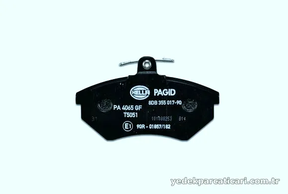 HELLA PAGID 8DB355017901 Fren Disk Balata - HELLA PAGID - 8DB355017901