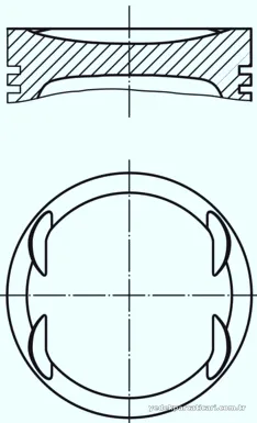 MAHLE 0121900 Piston - MAHLE - 0121900