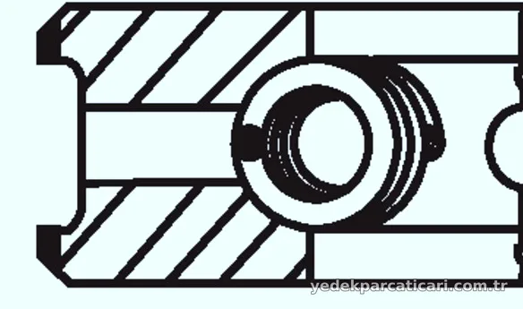 MAHLE 013RS001140N2 Segman - MAHLE - 013RS001140N2