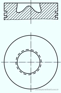MAHLE 0150402 Piston - MAHLE - 0150402