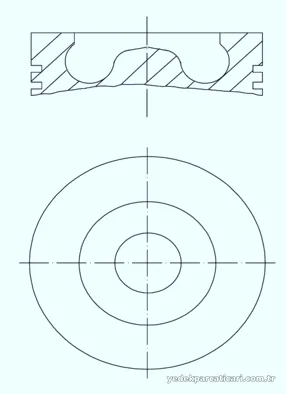 MAHLE 0158010 Piston - MAHLE - 0158010