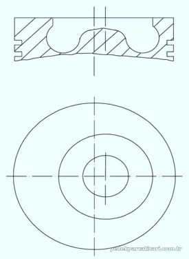 MAHLE 0160201 Piston - MAHLE - 0160201