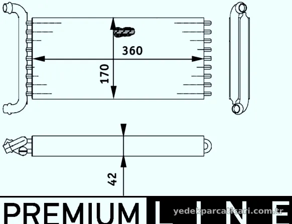 MAHLE AH113000P Kalorifer Radyatörü - MAHLE - AH113000P