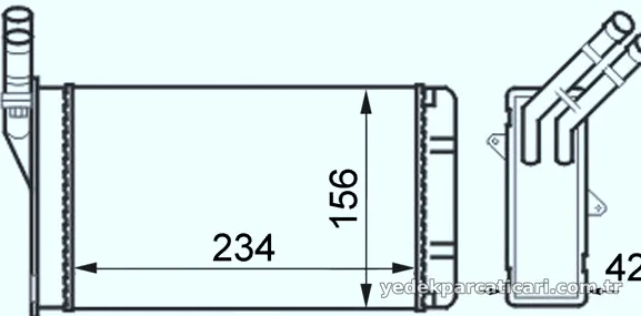 MAHLE AH43000S Kalorifer Radyatörü