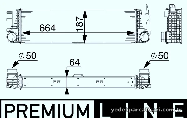 MAHLE CI180000P Turbo Radyatörü - MAHLE - CI180000P