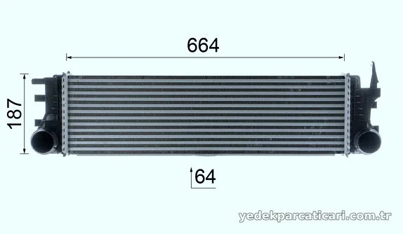 MAHLE CI180000P Turbo Radyatörü - MAHLE - CI180000P
