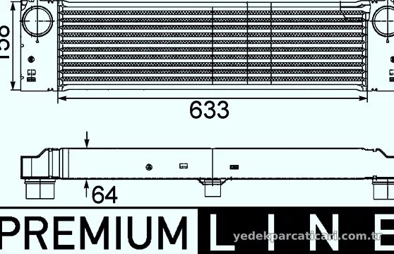 MAHLE CI192000P Turbo Radyatörü - MAHLE - CI192000P