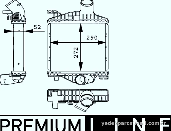 MAHLE CI88000P Turbo Radyatörü - MAHLE - CI88000P