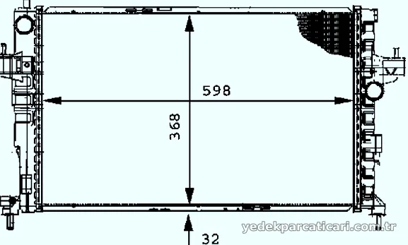 MAHLE CR391000P Su Radyatörü - MAHLE - CR391000P