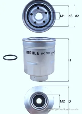 MAHLE KC389D Yakıt Filtresi - MAHLE - KC389D