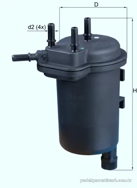 MAHLE KL430 Yakıt Filtresi - MAHLE - KL430
