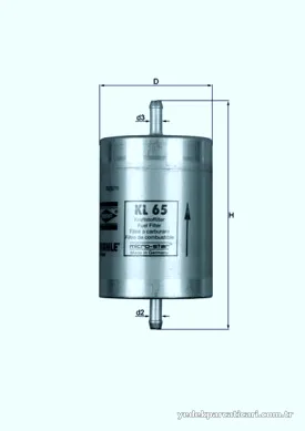MAHLE KL65 Yakıt Filtresi - MAHLE - KL65